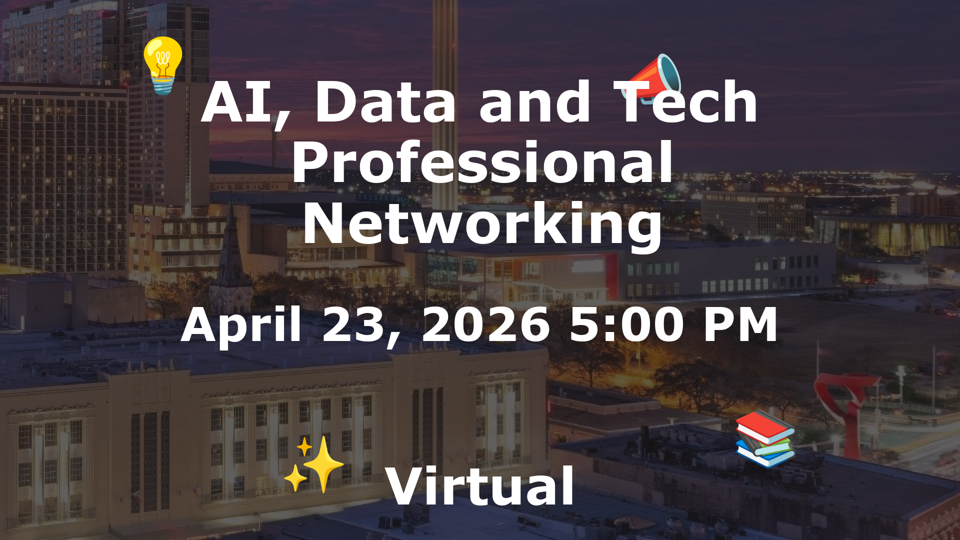 AI, Data and Tech Professional Networking event image